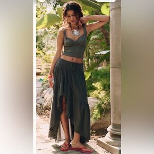 Free people island girl maxi skirt 
Size small